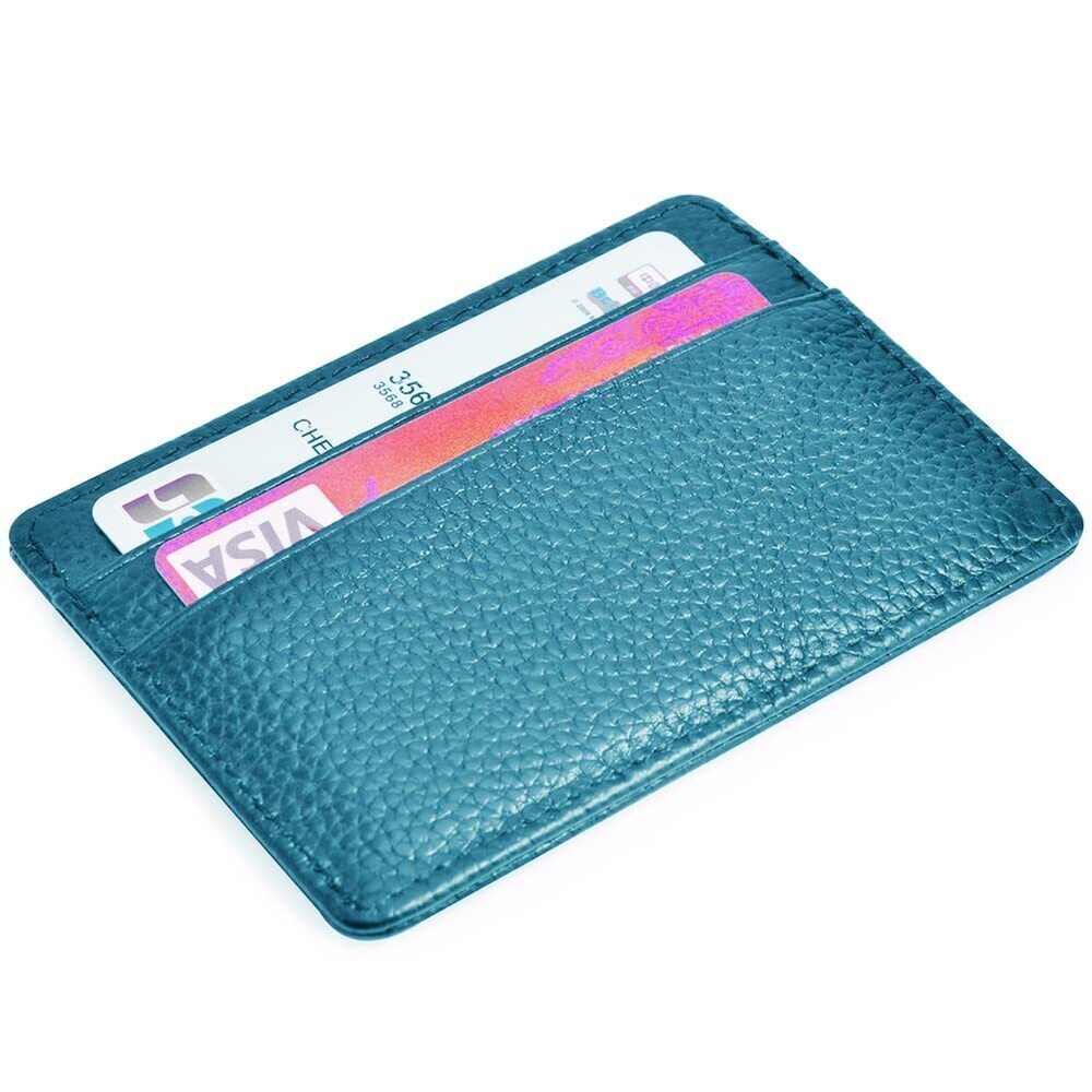 3994 Credit Card Holder Slim Wallet Leather Minimalist Wallet with ID